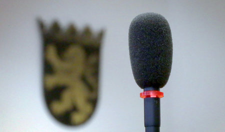 Verhandlungssaal im Landgericht Wiesbaden: Stehen hier bald Cum-...