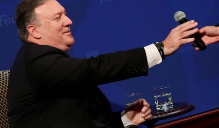 Neue Iran-Strategie vorgestellt: US-Außenminister Michael Pompeo...