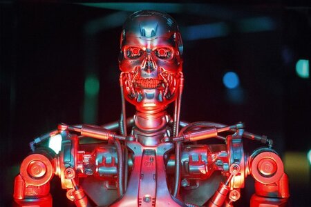 EU-Soldateska der Zukunft? Roboter aus dem Film »Terminator: Die...