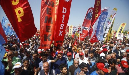 Gewerkschaftsproteste am 1. Mai in Istanbul