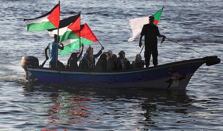 Solidarität mit Palästina: Teil einer Flottille vor Gaza (2016) Solidarität mit Palästina: Teil einer Flottille vor Gaza (2016)