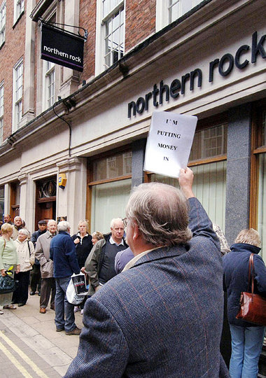 Vor allem Kleinanleger sind von der Krise bei Northern Rock betr... Vor allem Kleinanleger sind von der Krise bei Northern Rock betr...