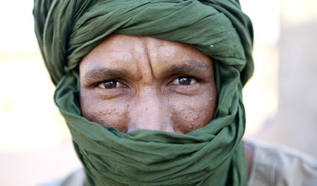 Hunderttausende sahrauische Flüchtlinge leben in Camps im benach...