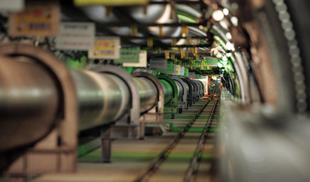 Eine Pipeline für Flüssiggas unter der Bucht von Tokio