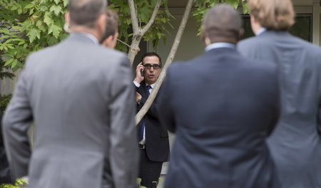An den Rand gedrängtes Schmuddelkind der neoliberalen G-7-Finanz...
