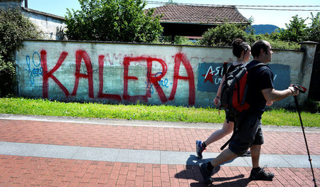 Widerständisches Baskenland: »Auf die Straße«, heißt es auf eine...