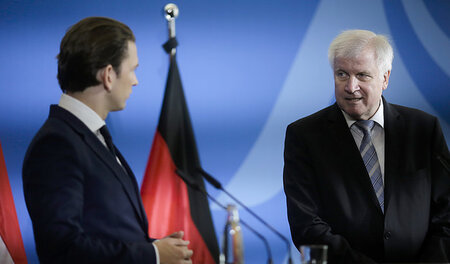 Echte Buddys: Österreichs Kanzler Sebastian Kurz und Bundesinnen...