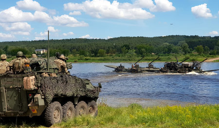 NATO-Manöver »Saber Strike« in Kulautuva, Litauen (13. Juni)