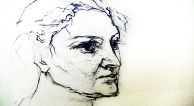Kokoschka-Skizze: »Big Alma« Kokoschka-Skizze: »Big Alma«