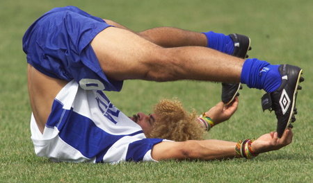 Ein Ausrufezeichen nach dem anderen: Carlos »El pibe« Valderrama...