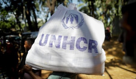 Das UN-Flüchtlingshilfswerk UNHCR betreut weltweit Millionen Men...