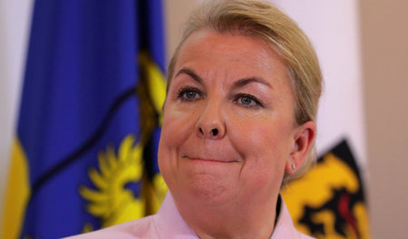 Die Sozialministerin Österreichs Beate Hartinger-Klein von der f...