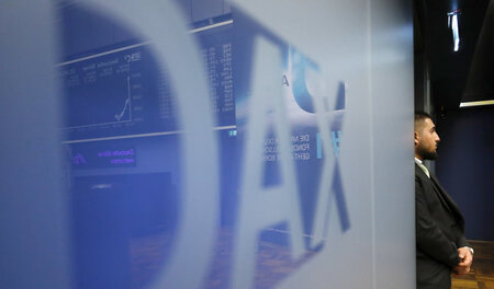 Logo des Dax an der Frankfurter Börse