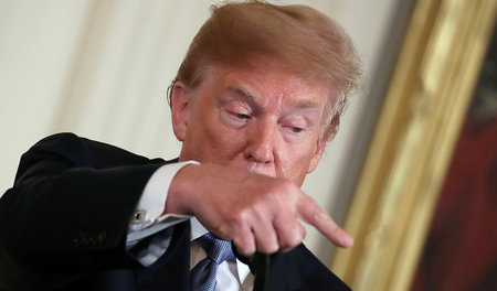 Wer nicht pariert, wird sanktioniert: Donald Trump