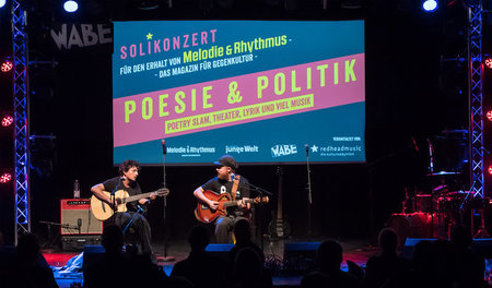 »Poesie und Politik« war das Motto des Konzerts am 22 Juni in Be...