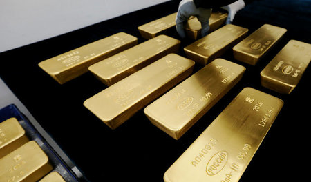 Funkelt schöner als schnöde Staatsanleihen. Russisches Gold, geh...
