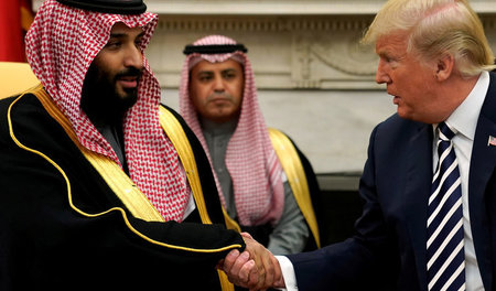Dem Rivalen eins auswischen: Saudi-Arabiens Kronprinz Mohammed b...