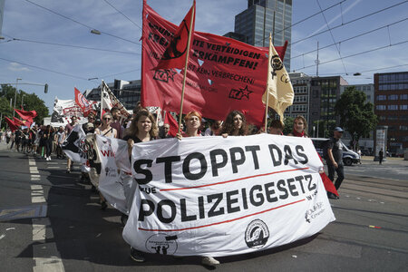 Protest gegen staatliche Repression: Am Sonnabend demonstrierten...