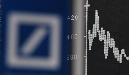 Der Aktienkurs der Deutschen Bank ist stark gesunken
