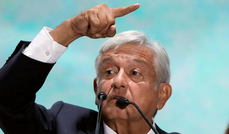 Andrés Manuel López Obrador übernimmt am 1. Dezember das Präside... Andrés Manuel López Obrador übernimmt am 1. Dezember das Präside...