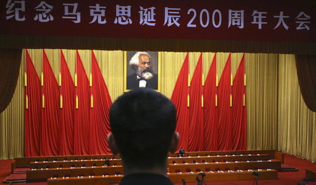 Beijing, 4. Mai, Große Halle des Volkes: Am Vorabend der Veranst...