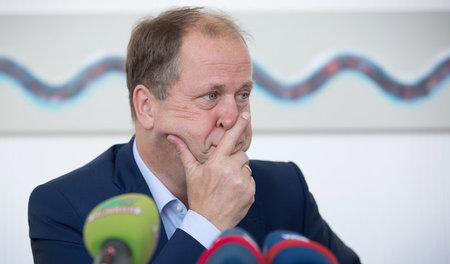 Joachim Stamp (FDP), Minister für Integration und Flüchtlinge in...
