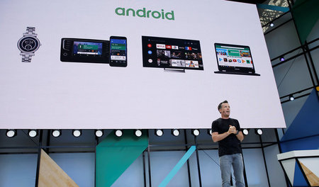 Android, auf allen Geräten. Das Google-Betriebssystem ist der EU...