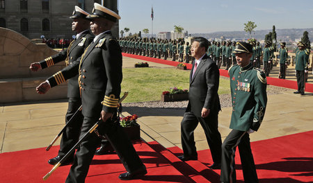 Großer Empfang für Xi Jinping: Der chinesische Präsident wird mi...