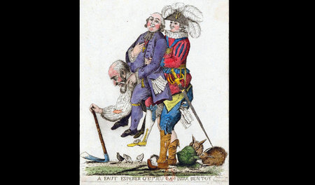 Montesquieu war ein Kritiker des Absolutismus, doch der Aufstand...