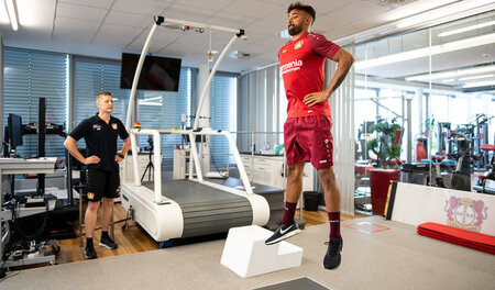 Da war er noch in der »Werkstatt«, dem Trainings- und Rehazentru...