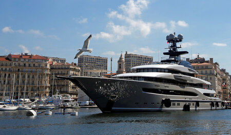 Nicht auf Macrons Radar: Die »Kismet« im Hafen von Marseille (9....