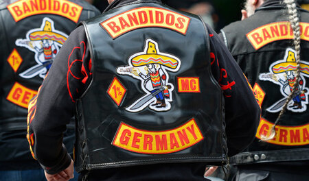Bandidos-Rocker im Juni 2012 in Bottrop