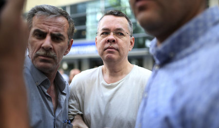 In Haft: Der protestantische Pfarrer Andrew Craig Brunson muss i... In Haft: Der protestantische Pfarrer Andrew Craig Brunson muss i...