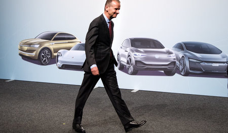 Bloß nicht »ausruhen« lassen: VW-Chef Herbert Diess sieht die Be...