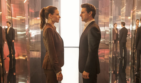 Erkennst du deine Frau wieder? (Rebecca Ferguson und Tom Cruise) Erkennst du deine Frau wieder? (Rebecca Ferguson und Tom Cruise)