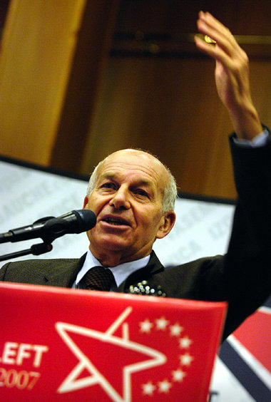 Fausto Bertinotti, Spitzenkandidat des »Regenbogens«