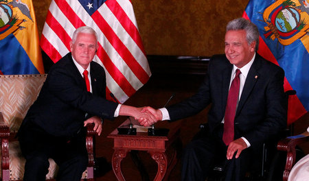 Politik nach Vorgaben aus Washington: Ecuadors Präsident Lenín M...