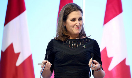 Die kanadische Außenministerin Chrystia Freeland