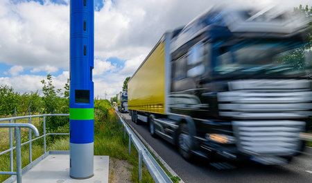 Verstaatlichungskandidat: Maut-Kontrollstelle an der Bundesstraß...