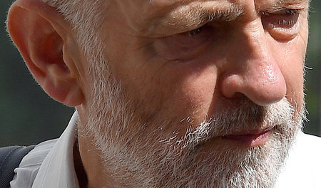 Jeremy Corbyn am 6. August in London Jeremy Corbyn am 6. August in London
