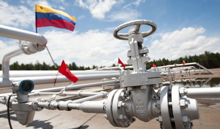 Ölfeld Morichal im venezolanischen Orinoco-Gürtel