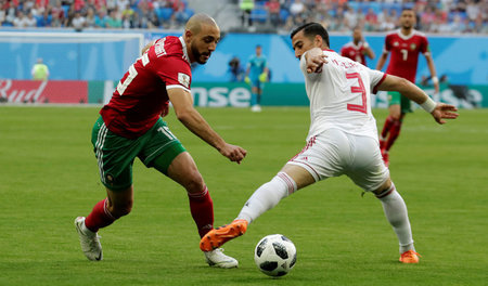 Nicht gerade für Gehorsamkeit bekannt: Ehsan Hajsafi (r.)