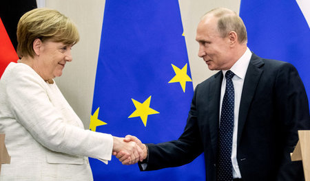 Freundschaft – zumindest wenn es um russisches Gas geht: Die Kan... Freundschaft – zumindest wenn es um russisches Gas geht: Die Kan...