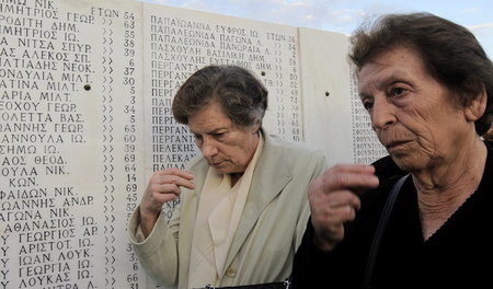 Distomo, 9. Juni 2015: Gedenkgottesdienst für die Opfer des Mass...