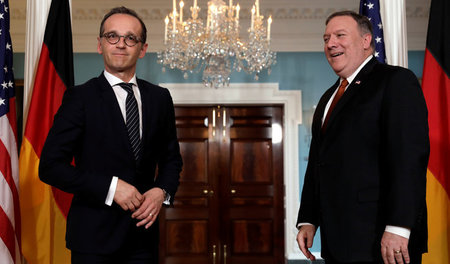 Pressekonferenz mit Bundesaußenminister Heiko Maas und seinem US...