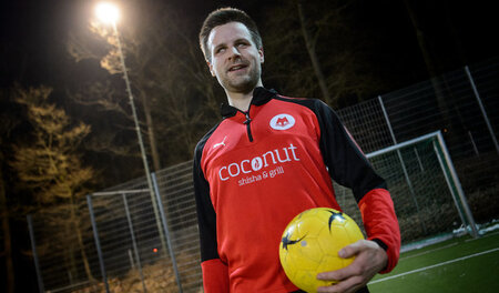 Kunstschütze: Stuttgarts Alexander Fangmann sicherte seinem Klub...