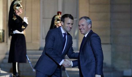 Parlamentspräsident François de Rugy (r.) soll nach dem Willen E... Parlamentspräsident François de Rugy (r.) soll nach dem Willen E...