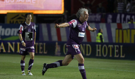 »Kann auch explodieren«: Toni Polster bei einem Jubiläumsspiel 2... »Kann auch explodieren«: Toni Polster bei einem Jubiläumsspiel 2...