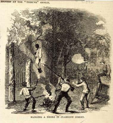 Lynchjustiz in New York 1863