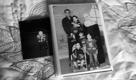 Fotos von Ibrahim Kilani, seiner Frau Taghrid und ihren fünf Kin...